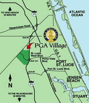 Real Estate PGA St Lucie Map